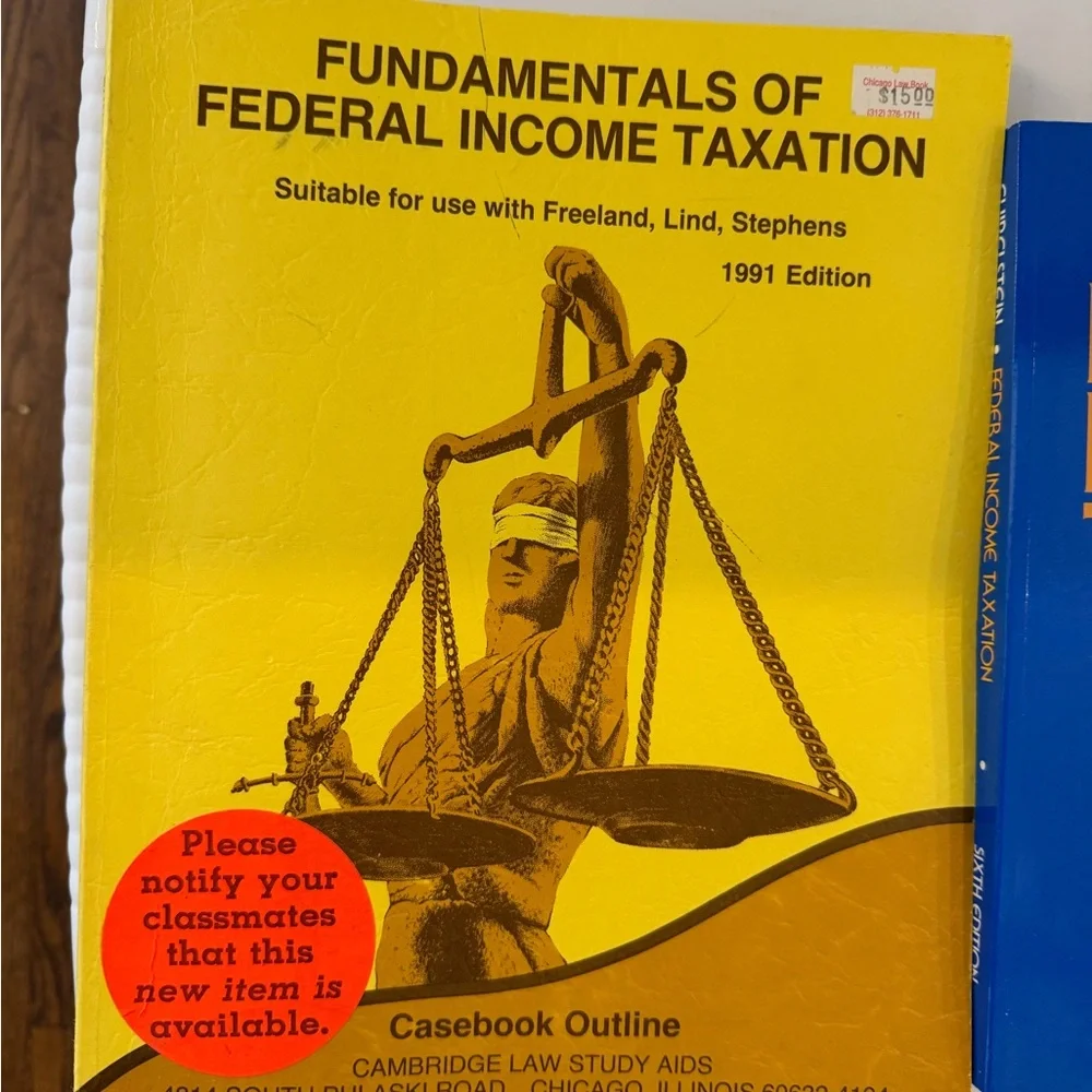 Federal Income Taxation Books (3)